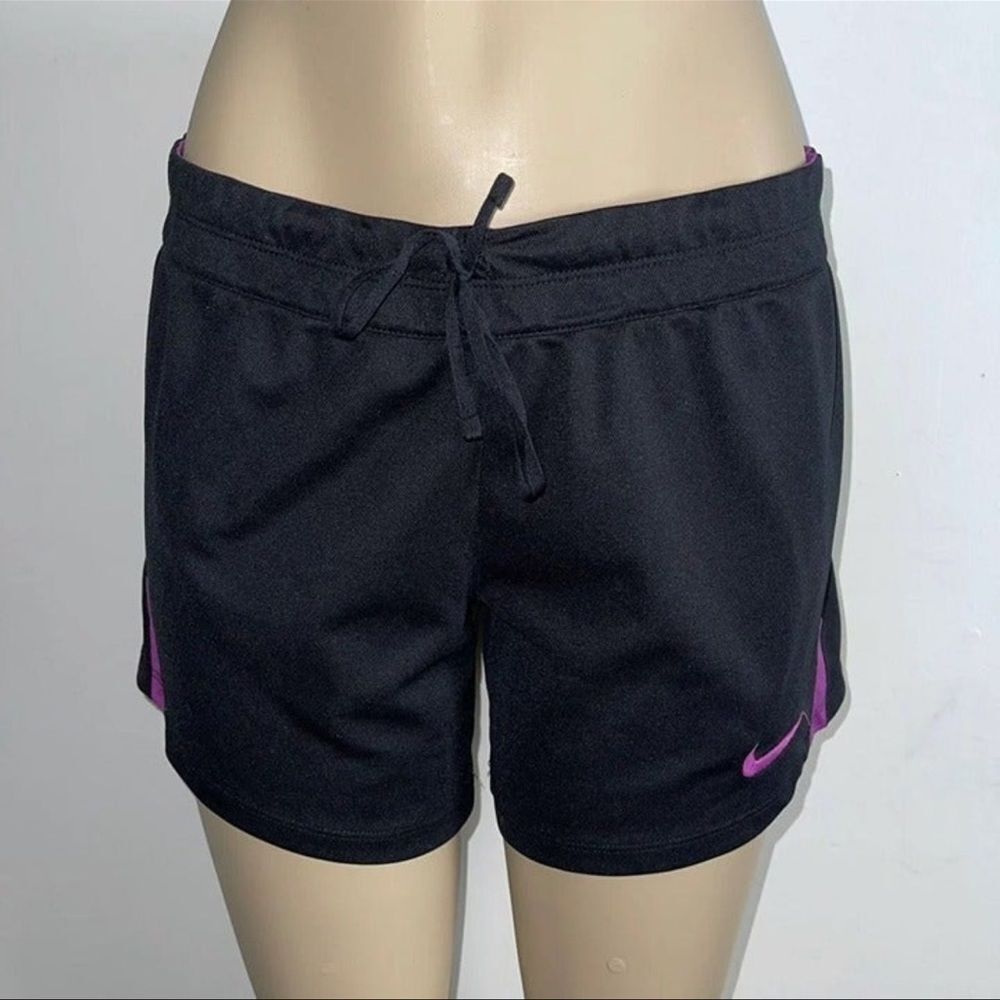 Nike Women's Violet Dri-Fit Running Shorts - Picture 9 of 12